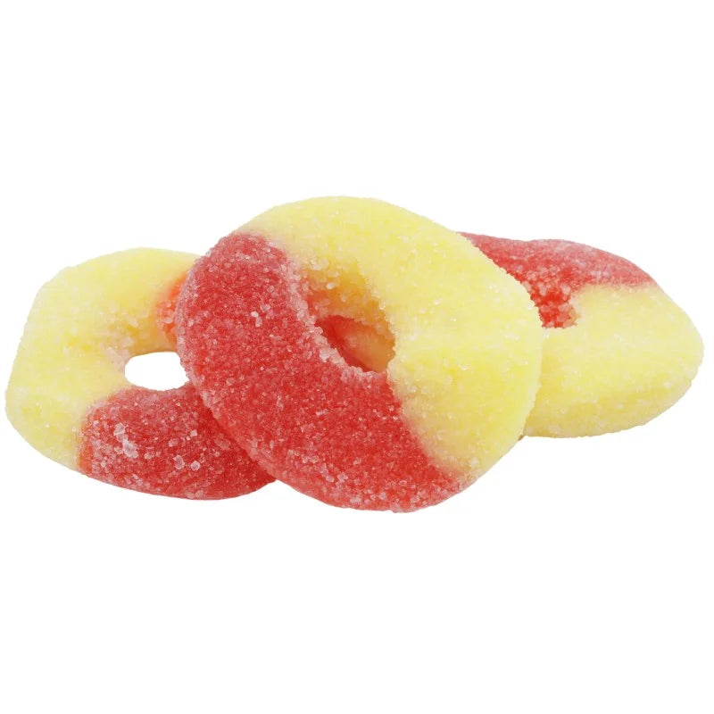 SCC 20mg D9THC/20mg CBD Peach Rings - 10pk