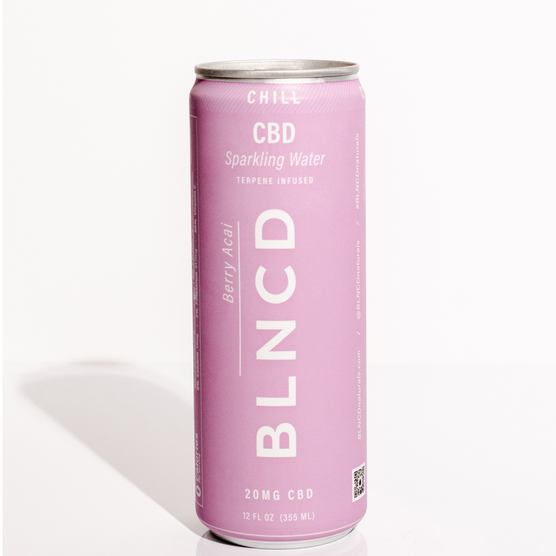 BLNCD Sparkling Water (20mg CBD) Zero THC