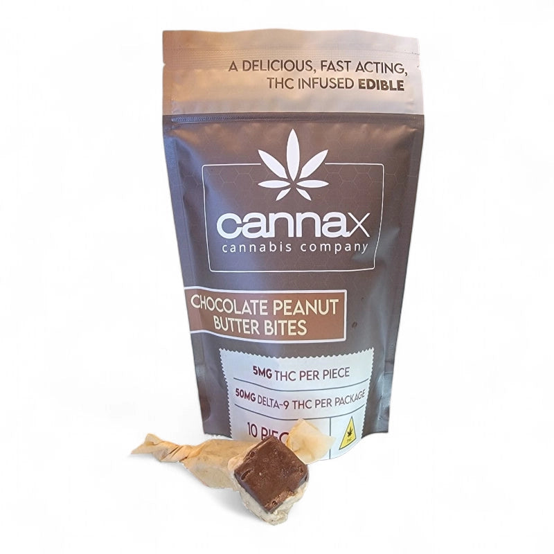 Cannax Chocolate Peanut Butter Bites