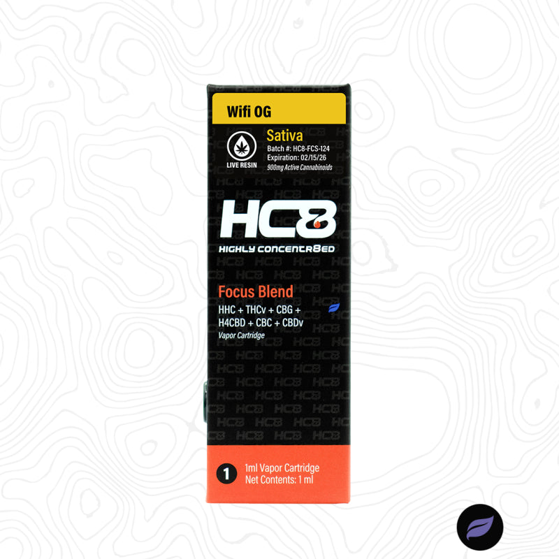 Highly Concentr8ed 1mL Cart (Focus Blend)