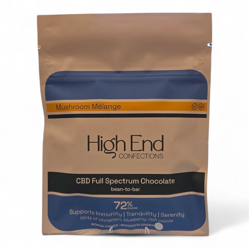 High End Confections Mushroom Mélange CBD Chocolate