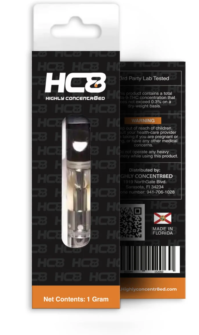 Highly Concentr8ed 1mL Cart (Wrecked 2.0 Blend)